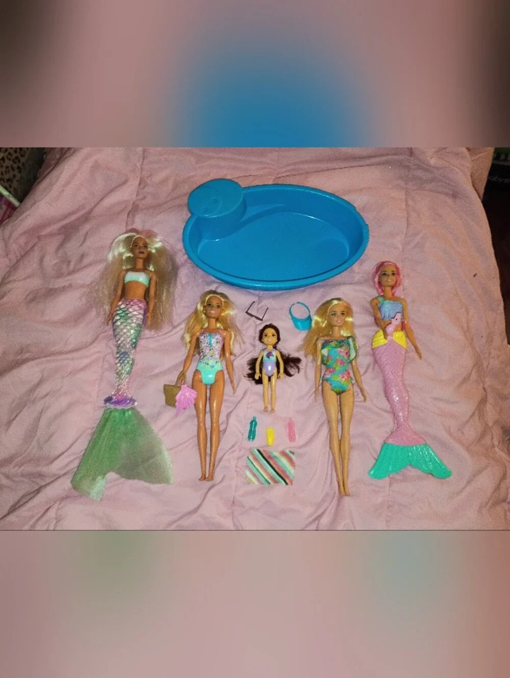 Mermaid & Beach Barbie Pool Playset